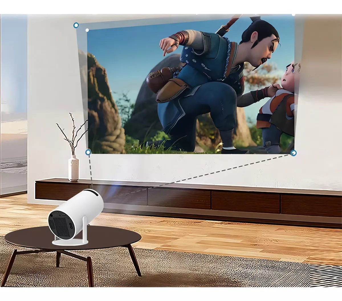 Miniproyector LED Hy300 Smart Android 11