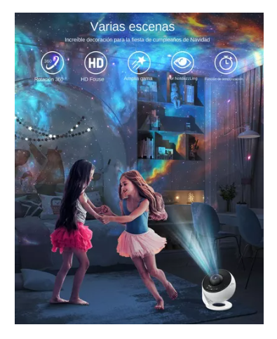 PROYECTOR DE GALAXIAS CON DISCOS INTERCA