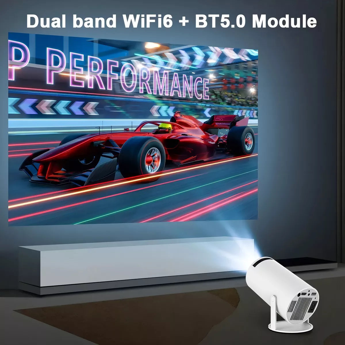 Miniproyector LED Hy300 Smart Android 11
