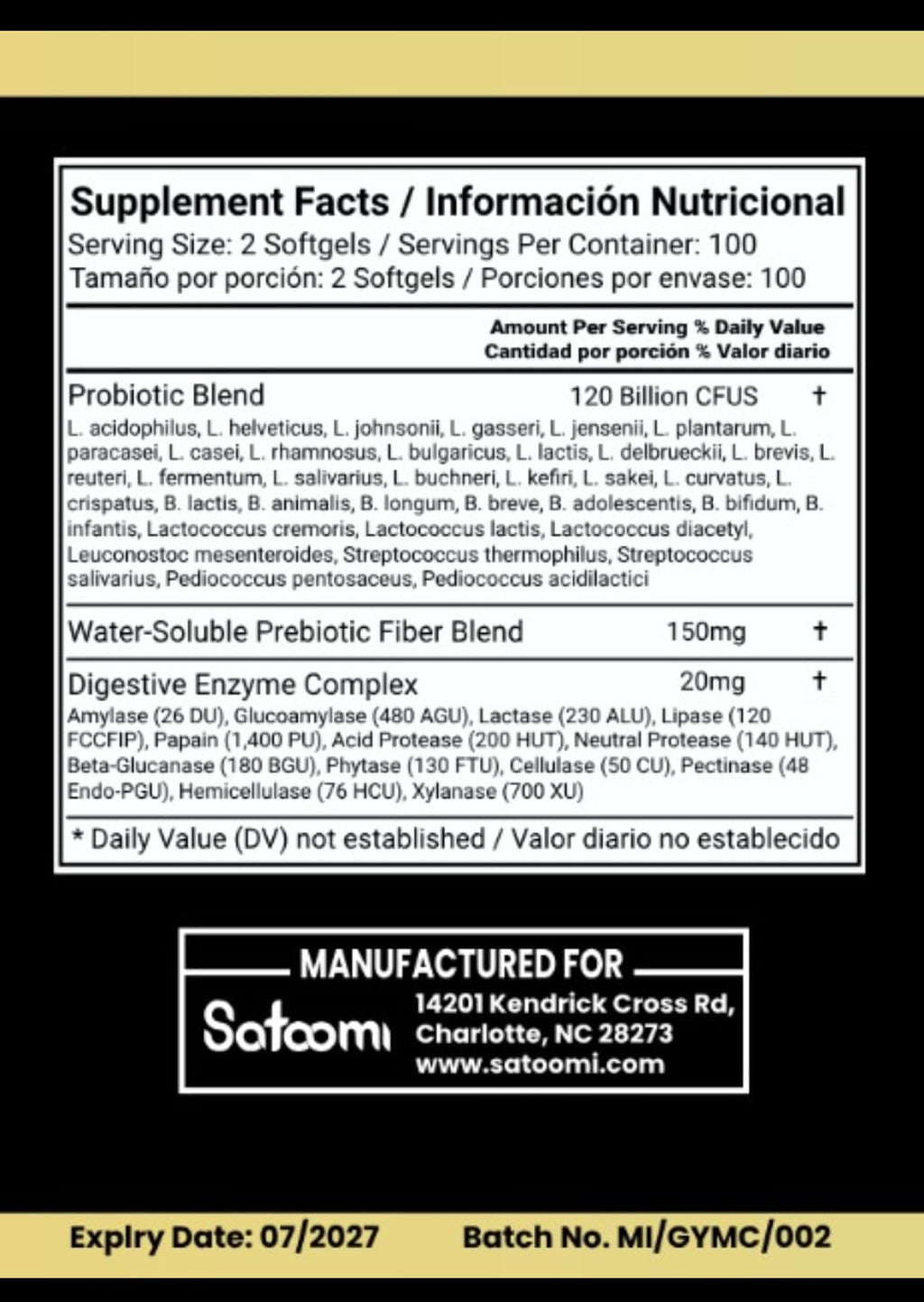 PREBIÓTICOS Y PROBIÓTICOS ULTRA PREMIUN